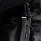 BOTTEGA VENETA POUCH INTRECCIATO LEATHER CLUTCH LAMBSKIN BLACK