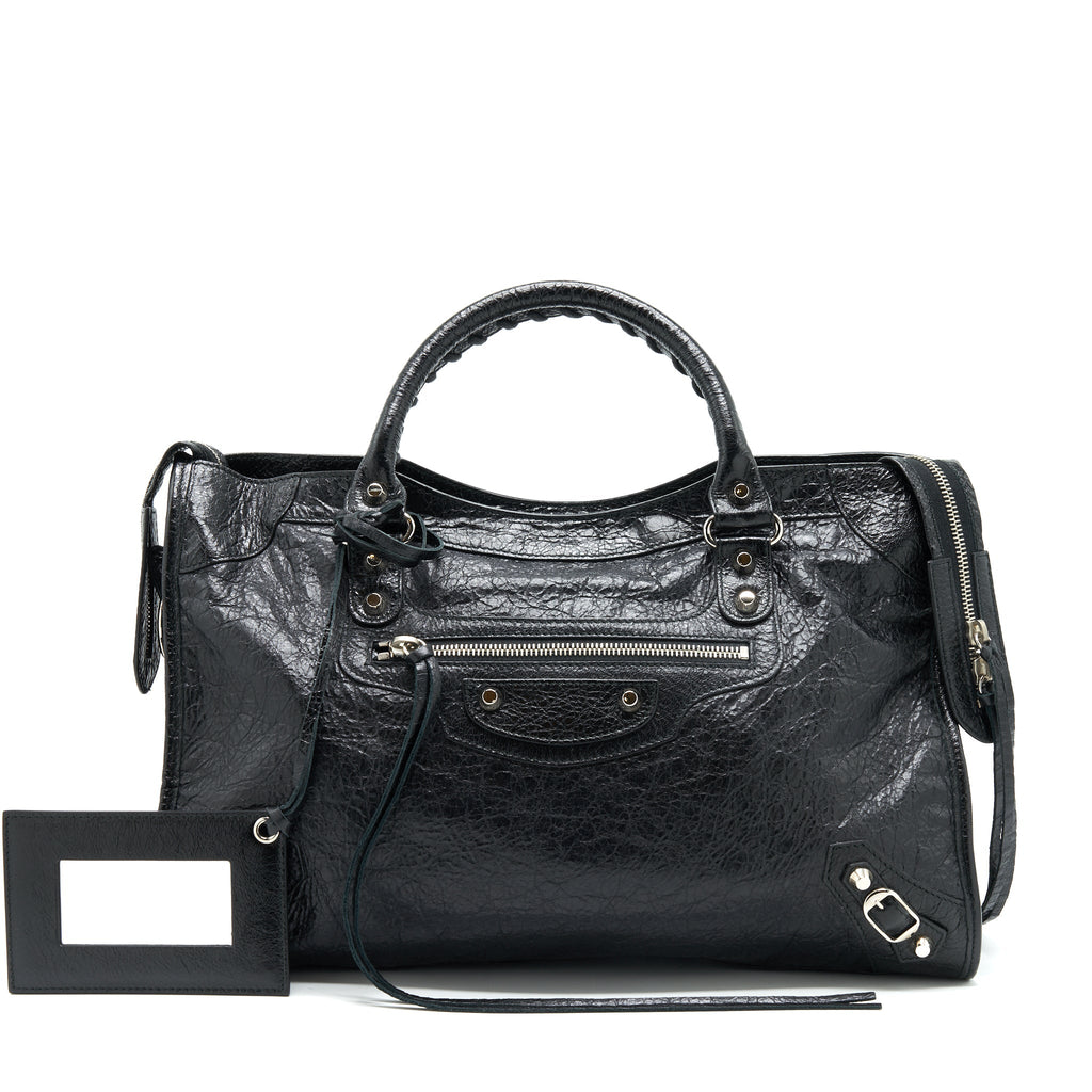BALENCIAGA CITY BAG BLACK SHW