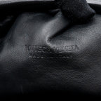 BOTTEGA VENETA POUCH INTRECCIATO LEATHER CLUTCH LAMBSKIN BLACK