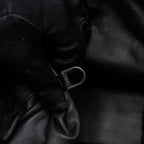 BOTTEGA VENETA POUCH INTRECCIATO LEATHER CLUTCH LAMBSKIN BLACK