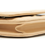 CHANEL CLASSIC WALLET ON CHAIN LAMBSKIN BEIGE LGHW（MICROCHIP）