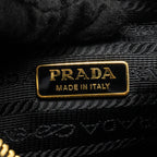 PRADA RE-NYLON MINI BAG NYLON/ CALFSKIN BLACK GHW