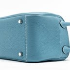 HERMES Mini Lindy Clemence New Blue Jean SHW