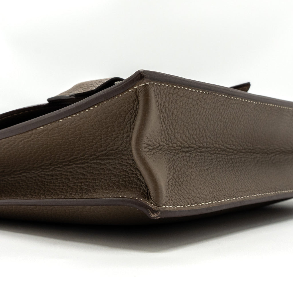 Hermes Sac A Depeches Etoupe SHW