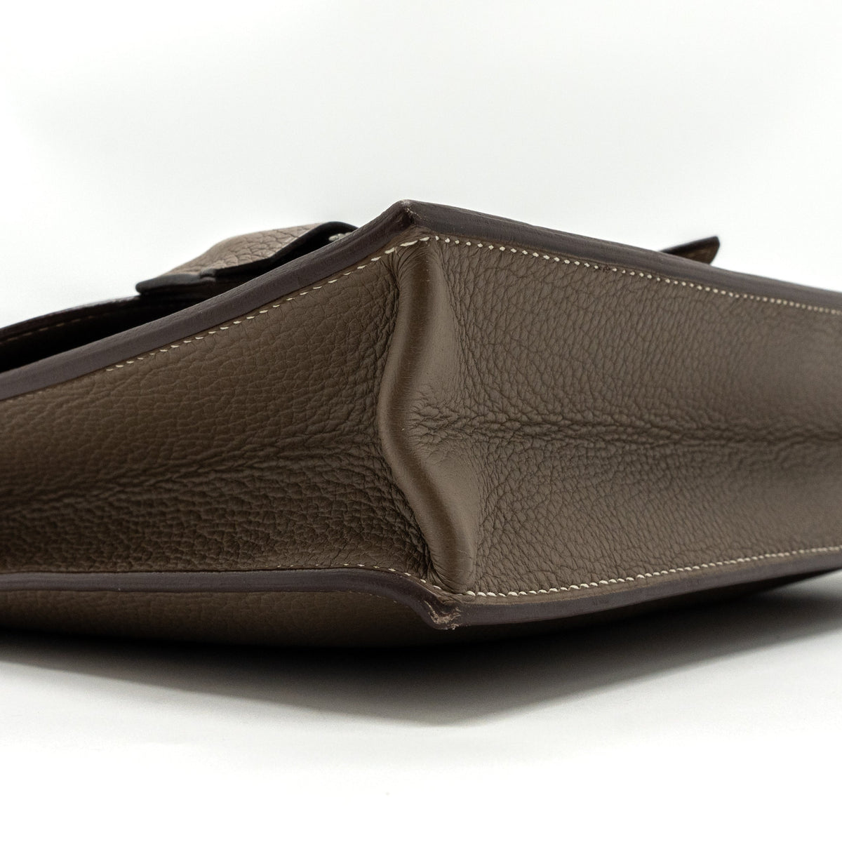 Hermes Sac A Depeches Etoupe SHW