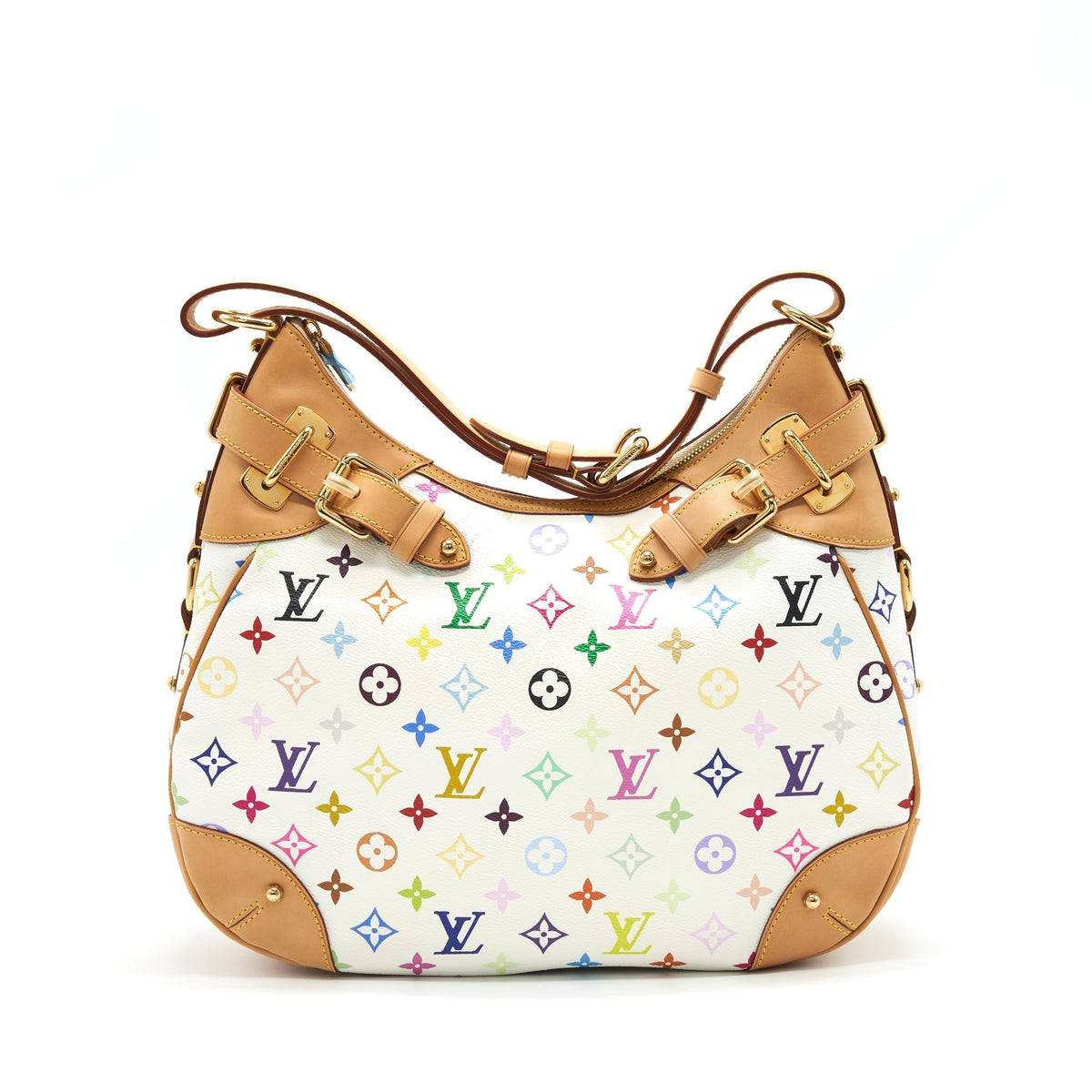 LOUIS VUITTON GRETA BAG MONOGRAM WHITE MULTICOLOR