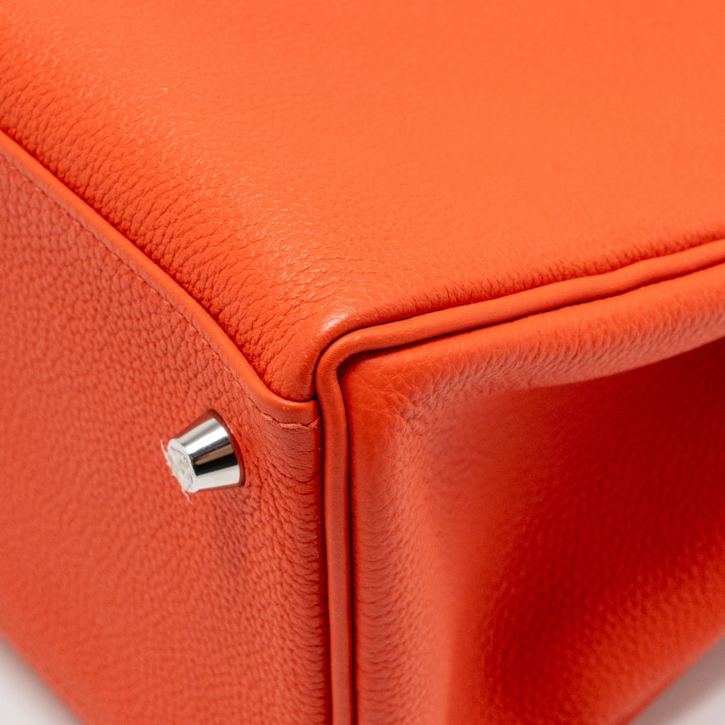 Hermes kelly 35 togo capucine SHW