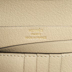 Hermes Ostrich Bearn Compact Wallet 3C Parchemin GHW