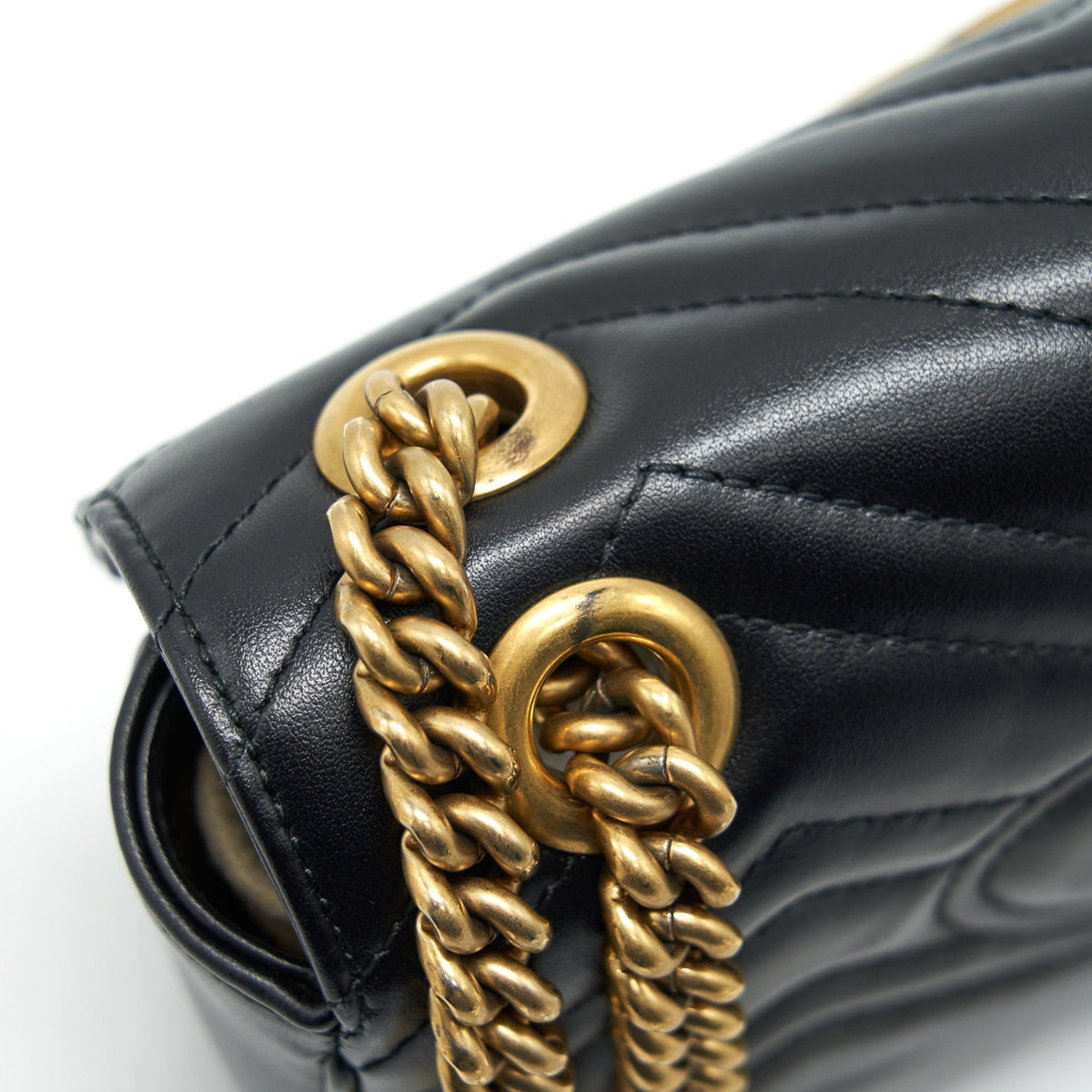 GUCCI GG MINI MARMONT BLACK