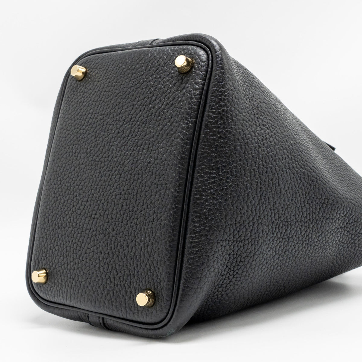 HERMES Picotin 18 Lock Bag Clemence Black GHW