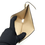 Hermes Ostrich Bearn Compact Wallet 3C Parchemin GHW