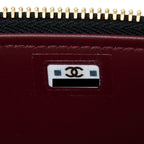 CHANEL LONG VANITY WITH DETAILED CHAIN LAMBSKIN BLACK GHW