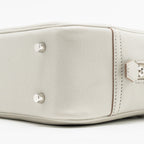 Hermes Plume Mini Chèvre Mysore Gris Perle SHW