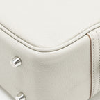 Hermes Plume Mini Chèvre Mysore Gris Perle SHW