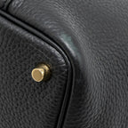 HERMES Picotin 18 Lock Bag Clemence Black GHW