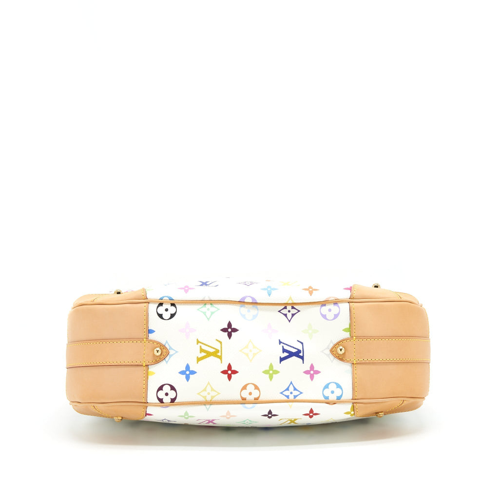 LOUIS VUITTON GRETA BAG MONOGRAM WHITE MULTICOLOR