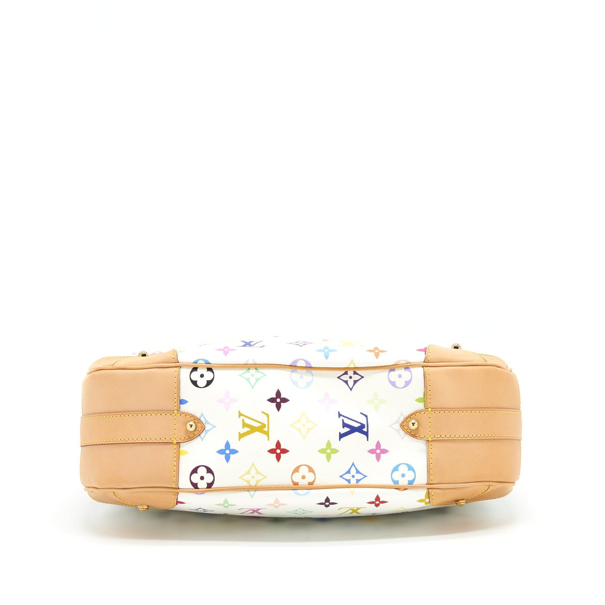LOUIS VUITTON GRETA BAG MONOGRAM WHITE MULTICOLOR