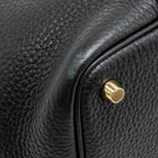 HERMES Picotin 18 Lock Bag Clemence Black GHW