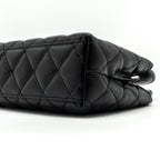 CHANEL 23K MINI SHOPPING BAG CALFSKIN BLACK BRUSHED GHW(MICROCHIP)