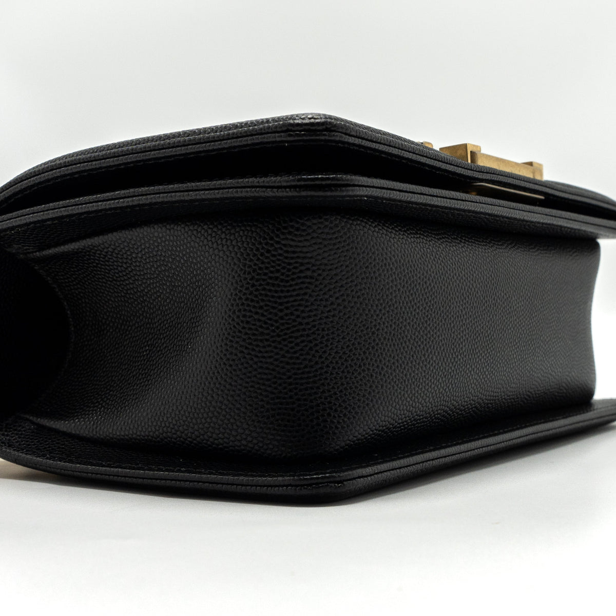 CHANEL SMALL BOY BAG CAVIAR BLACK GHW