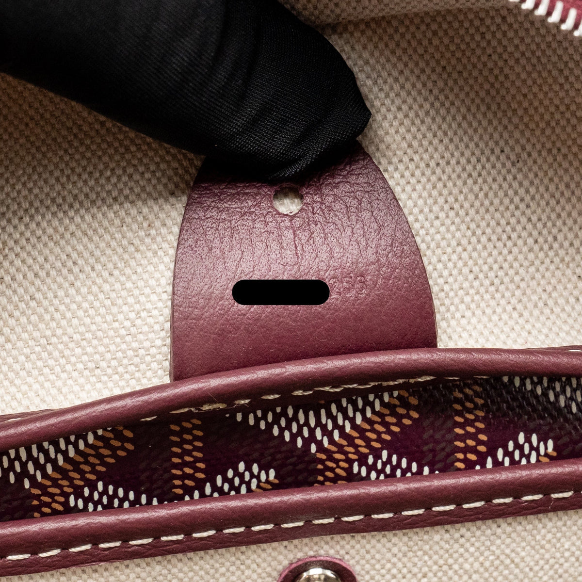 Goyard Artois PM Bag Goyardine Canvas/Chevroches Calfskin Burgundy SHW
