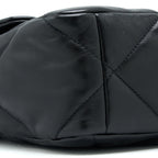 CHANEL MEDIUM 19 BAG GOATSKIN BLACK MULTICOLOUR HARDWARE (MICROCHIP)