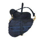 DIOR MEDIUM SADDLE BAG LIMITED EDITION NAVY GHW
