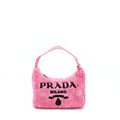 PRADA REEDITION 2000 TERRY MINI BAG PINK