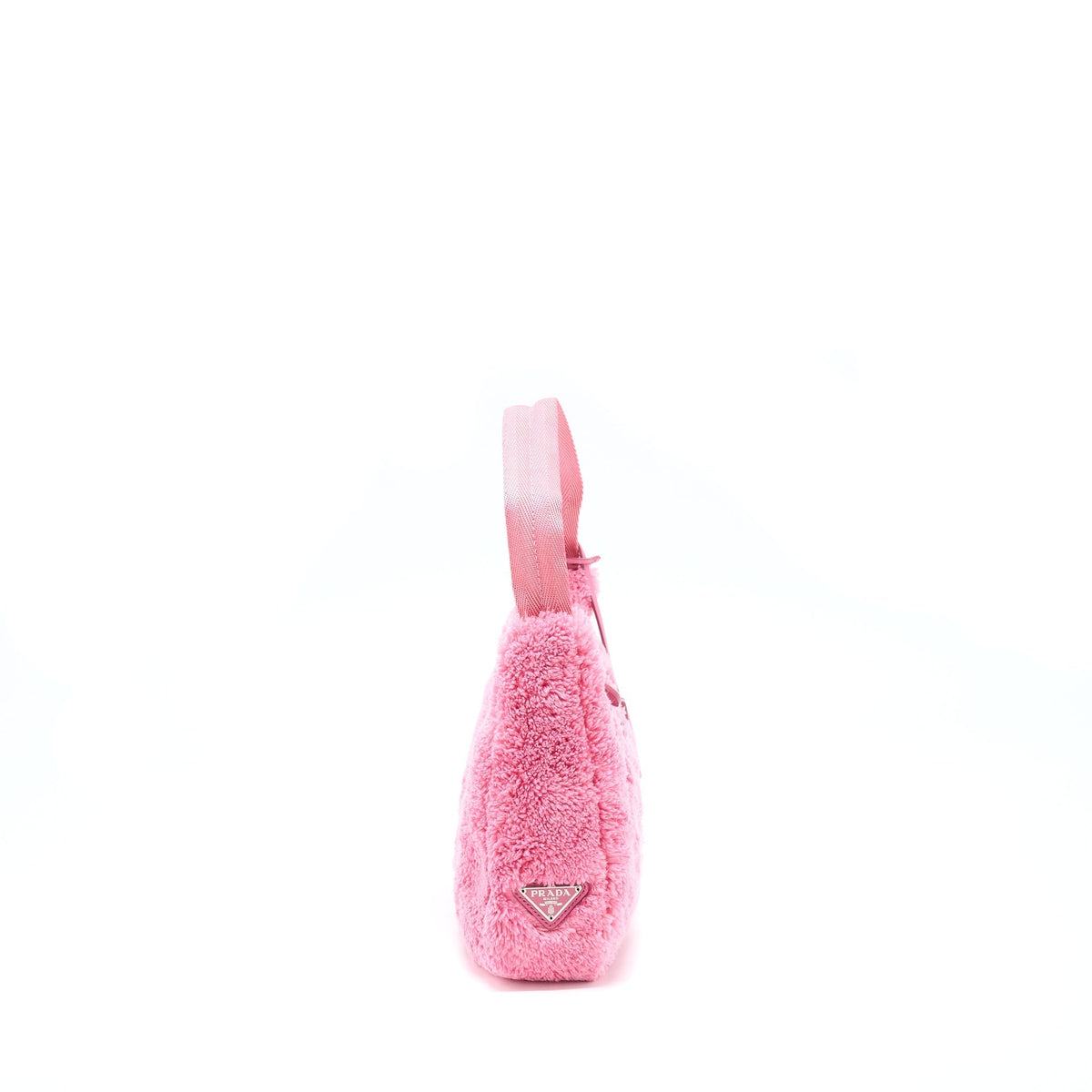 PRADA REEDITION 2000 TERRY MINI BAG PINK