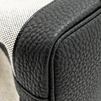 HERMES NEO GARDEN PARTY 23 NEGONDA/CANVAS ECRU/NOIR SHW