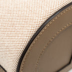 HERMES IN-THE-LOOP 18 BAG CANVAS / SWIFT ECRU-BEIGE/ BEIGE DE WEIMAR SHW