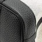 HERMES NEO GARDEN PARTY 23 NEGONDA/CANVAS ECRU/NOIR SHW