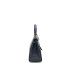HERMES KELLY 25 COLORMATIC SWIFT BLUE NUIT/CHAI/ETOUPE/GOLD/BLACK GHW