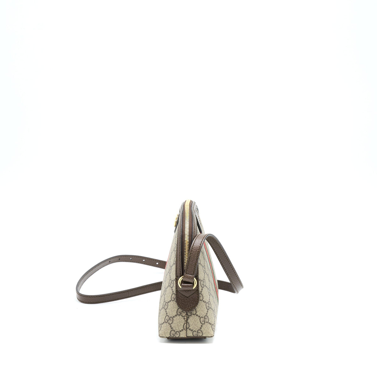 GUCCI OPHIDIA GG SUPREME CANVAS SHOULDER BAG GHW