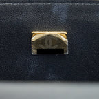 CHANEL TOP HANDLE RECTANGULAR FLAP BAG LAMBSKIN GHW