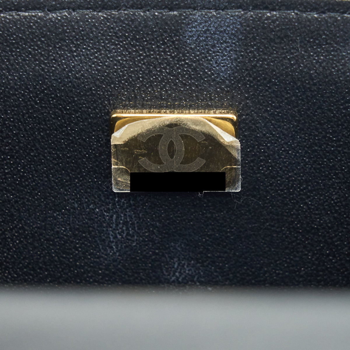 CHANEL TOP HANDLE RECTANGULAR FLAP BAG LAMBSKIN GHW