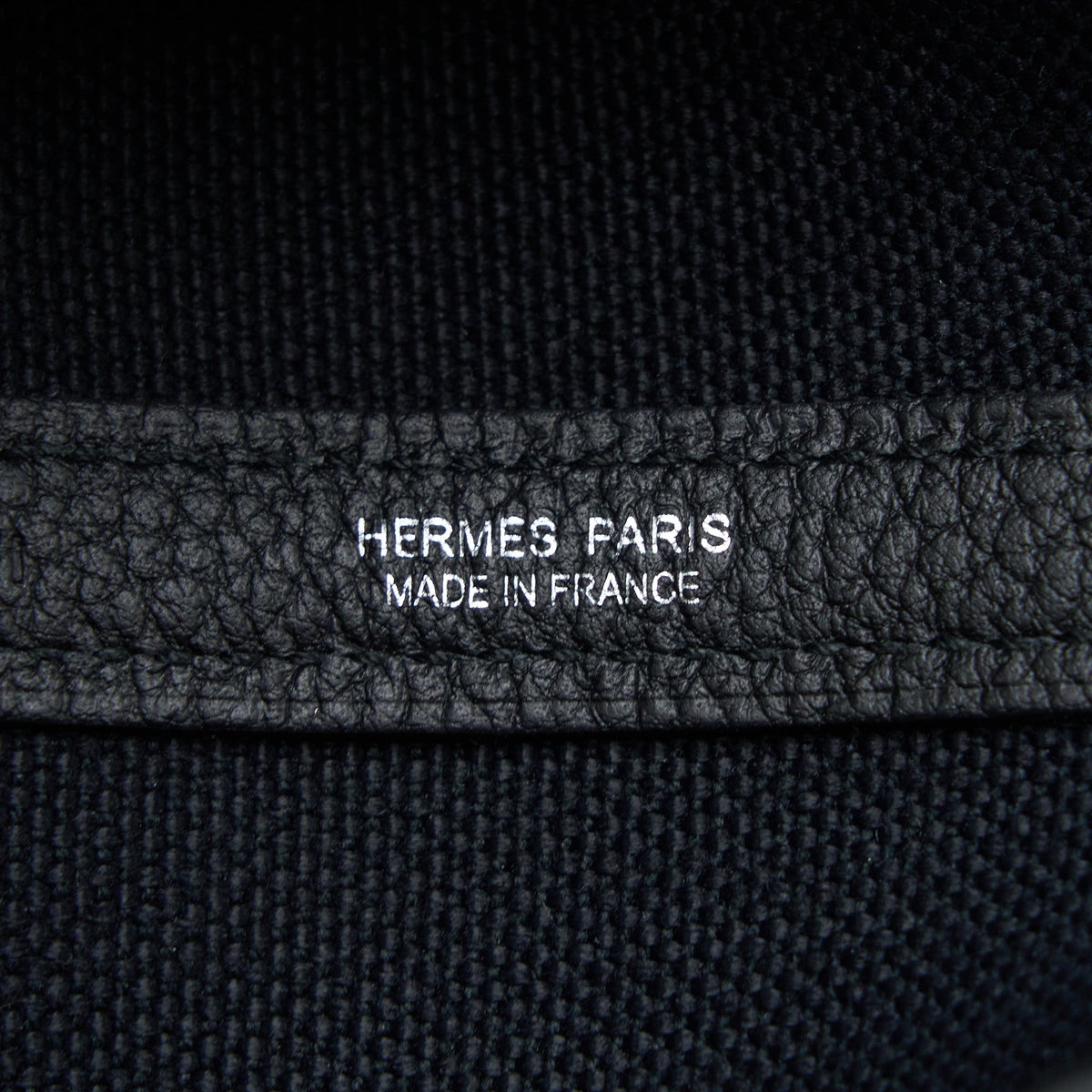 HERMES GARDEN PARTY 36 NEGONDA/CANVAS BLACK SHW