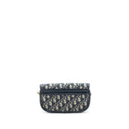 DIOR BOBBY EAST-WEST BAG BLUE OBLIQUE JACQUARD GHW