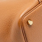 Hermes Picotin 18 Lock Bag Clemence Gold GHW