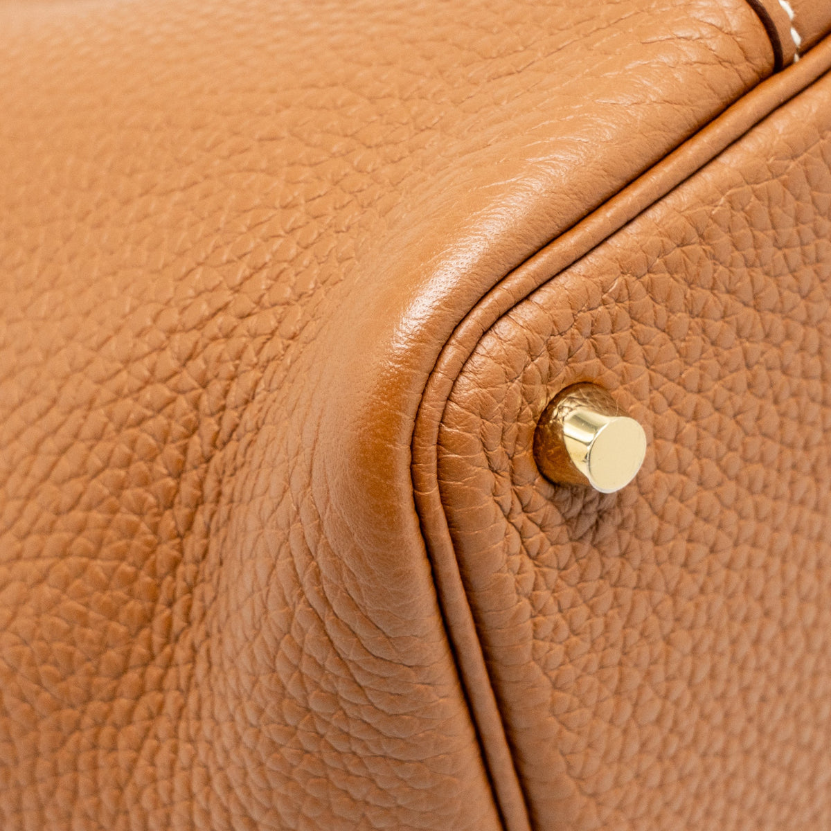Hermes Picotin 18 Lock Bag Clemence Gold GHW