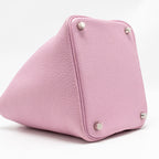 Hermes Picotin 18 Lock Bag Clemence X9 Mauve Sylvestre SHW