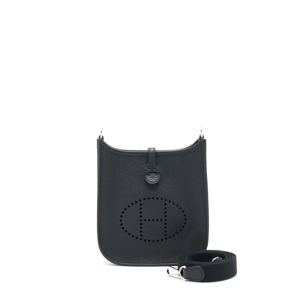 HERMES MINI EVELYNE BLACK SHW