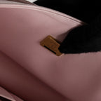 CHANEL MEDIUM CLASSIC DOUBLE FLAP BAG CAVIAR LIGHT PINK LGHW (MICROCHIP)