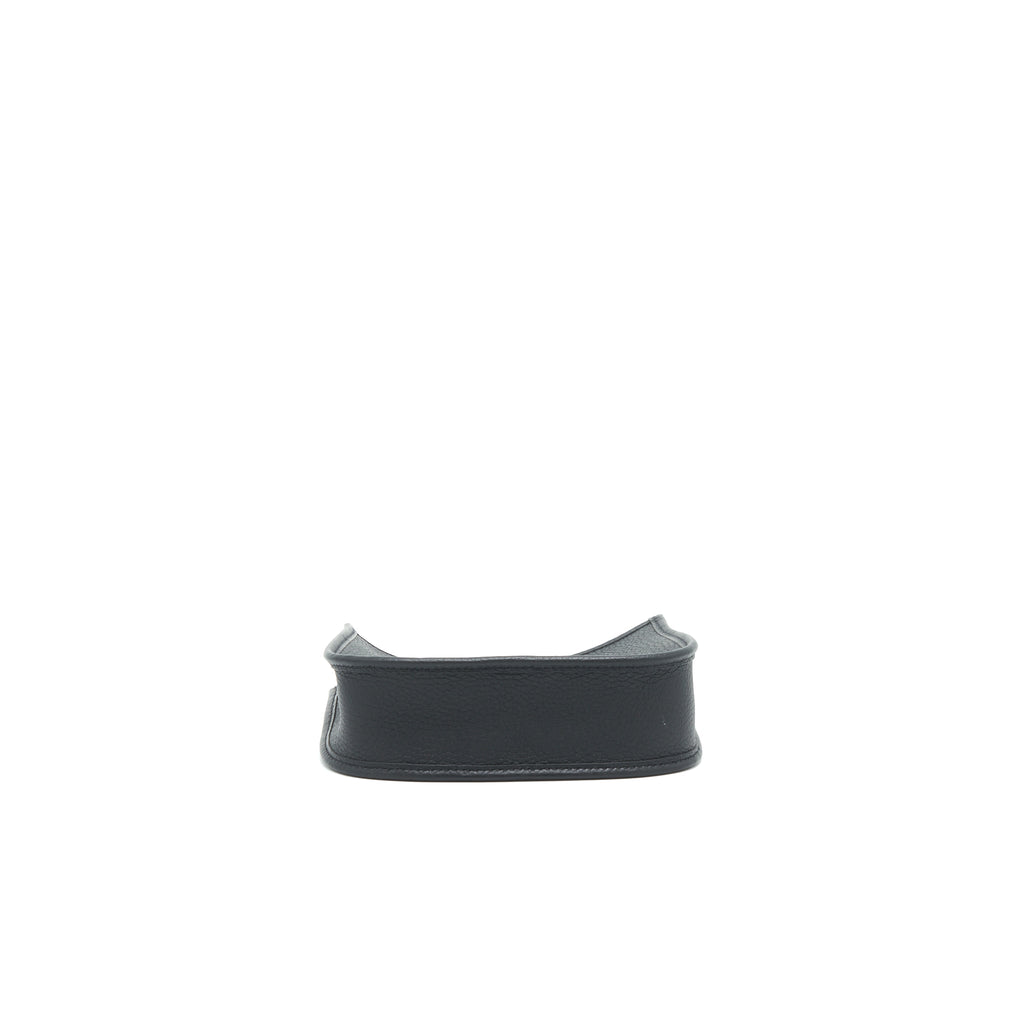 Hermes Mini Evelyne Black SHW