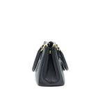 PRADA SMALL SAFFIANO LEATHER TOTE BAG BLACK GHW