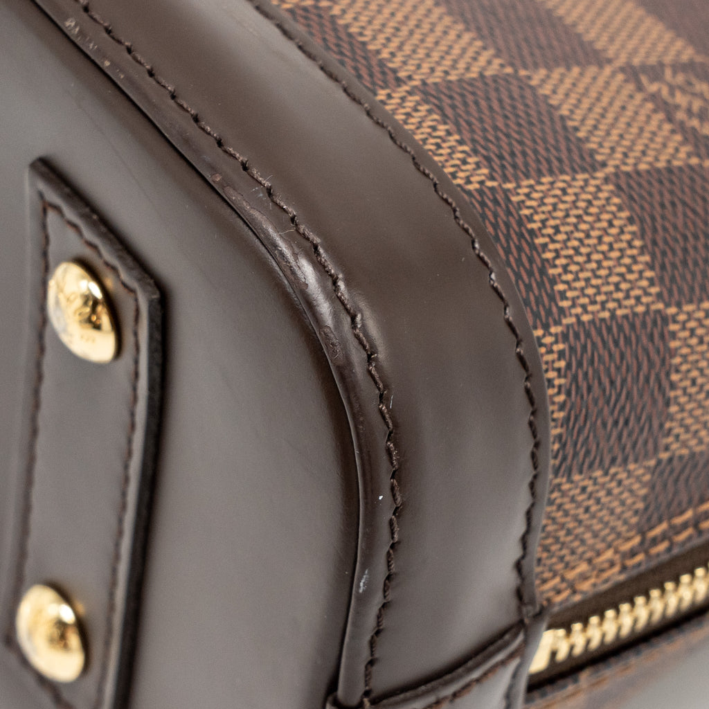 LOUIS VUITTON ALMA BB DAMIER EBENE GHW