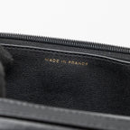 CHANEL COCO HEART WALLET ON CHAIN LAMBSKIN BLACK GHW (MICROCHIP)