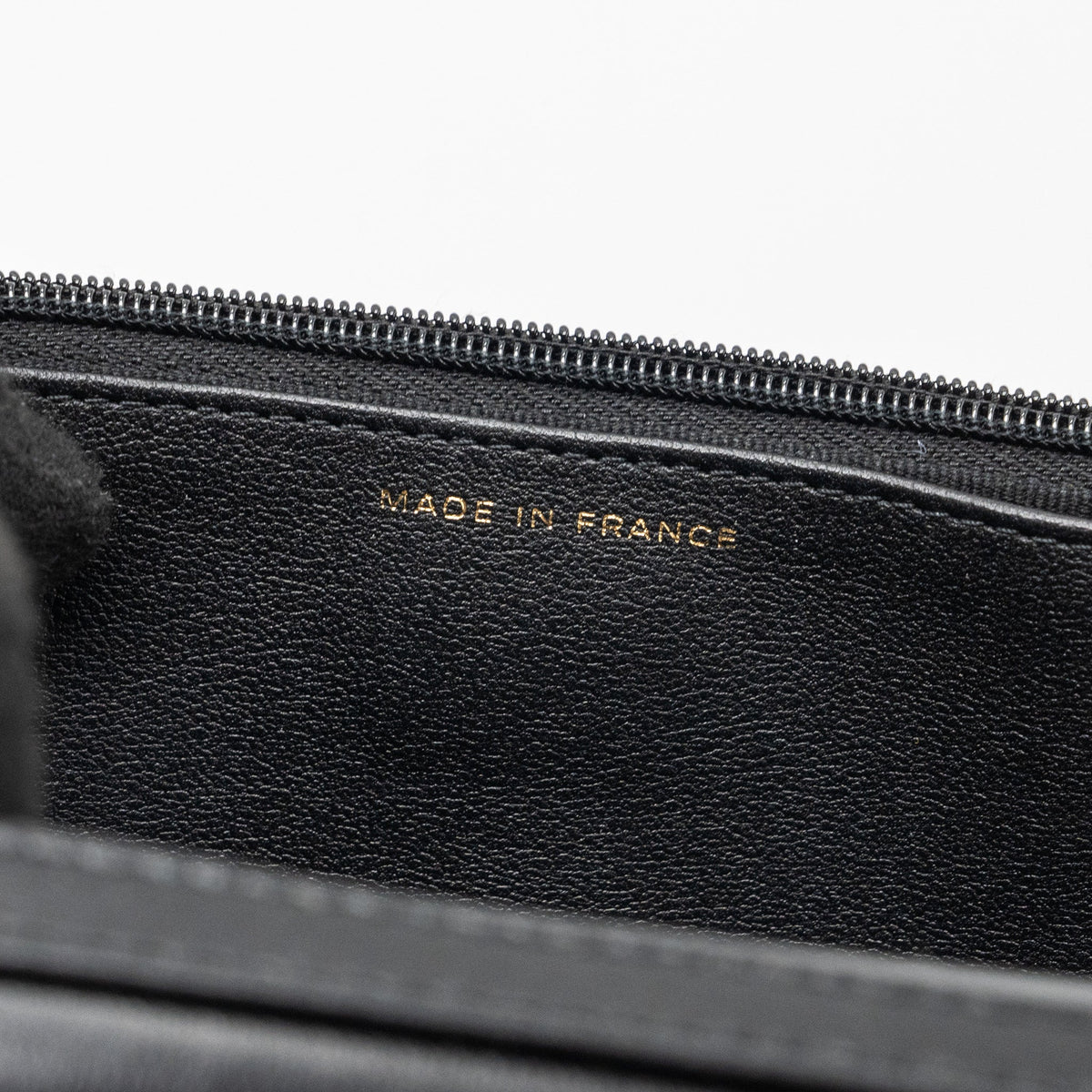 CHANEL COCO HEART WALLET ON CHAIN LAMBSKIN BLACK GHW (MICROCHIP)