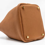 HERMES PICOTIN 18 LOCK BAG TAURILLON MAURICE GOLD GHW