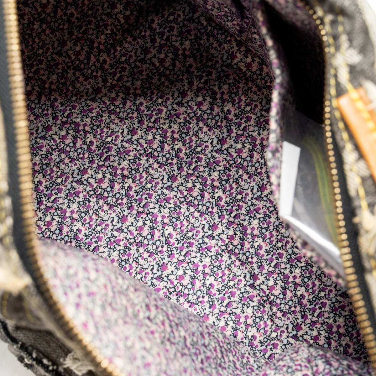 Louis Vuitton speedy 30 denim patchwork grey GHW